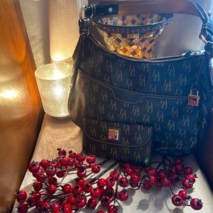 Dooney & Bourke matching purse and wallet